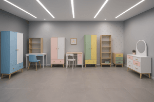 Pvc folyo kaplama COCUK ODASI dolaplar