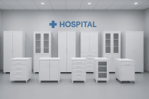 Pvc folyo kaplama hastane dolaplar