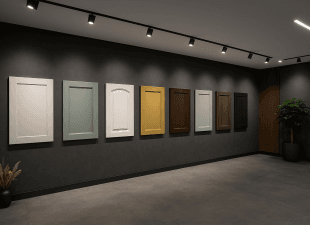 PVC Foil Kitchen Cabinets