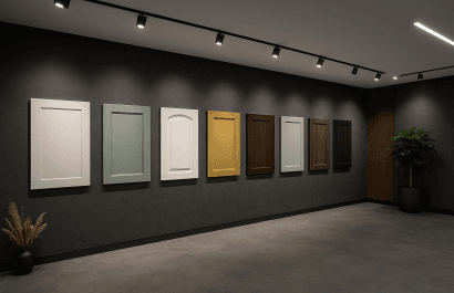 PVC Foil Kitchen Cabinets