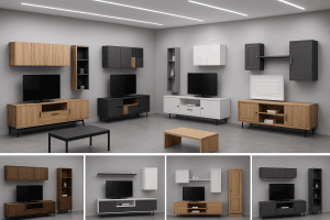 PVC FOLYO KAPLAMA TV UNITELERI