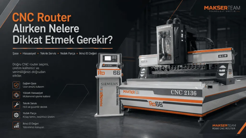 Cnc router alırken nelere dikkat edilmeli