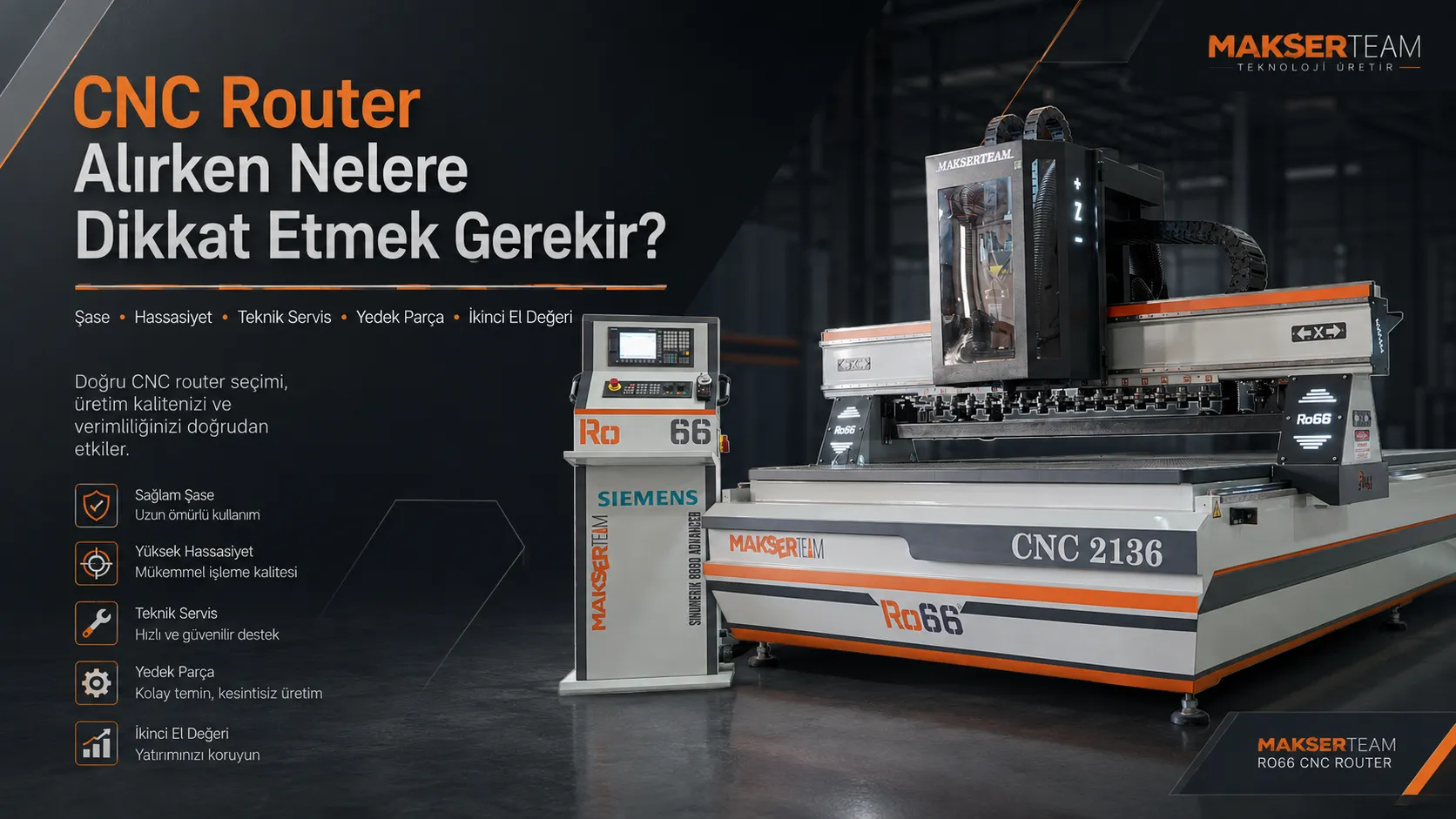 Cnc router alırken nelere dikkat edilmeli